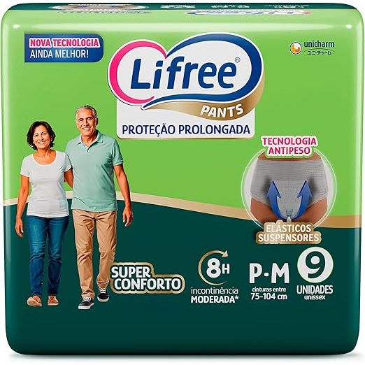 Lifree Fralda-Calça S Conforto Regular P/M9 em Oferta na Shopee