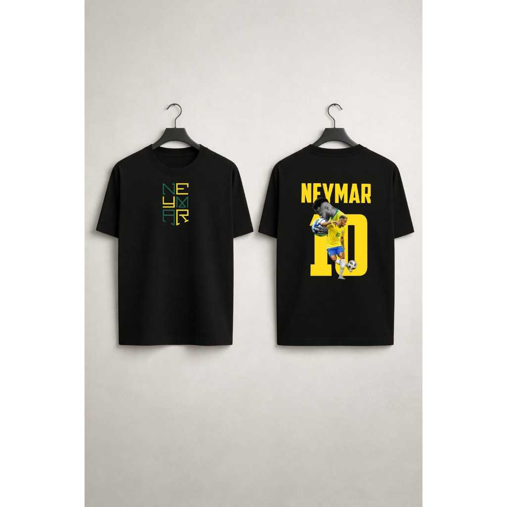 Camisa Camiseta Neymar Jr 10 Brasil Copa do mundo Torcida Unissex Algodão