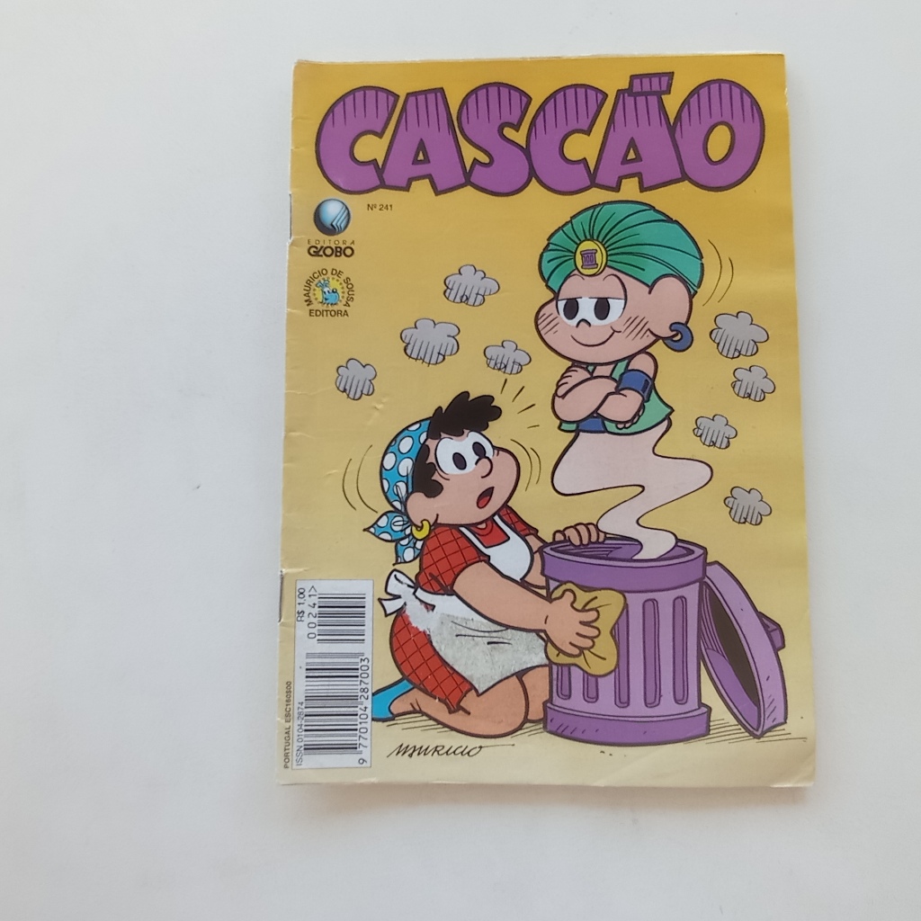 Gibi Cascão nº 241 - Turma da Mônica - Ed. Globo - 1996