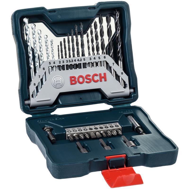 Estojo de Brocas e Pontas com 30 Peças X-Line Titânio BOSCH em Oferta na Shopee