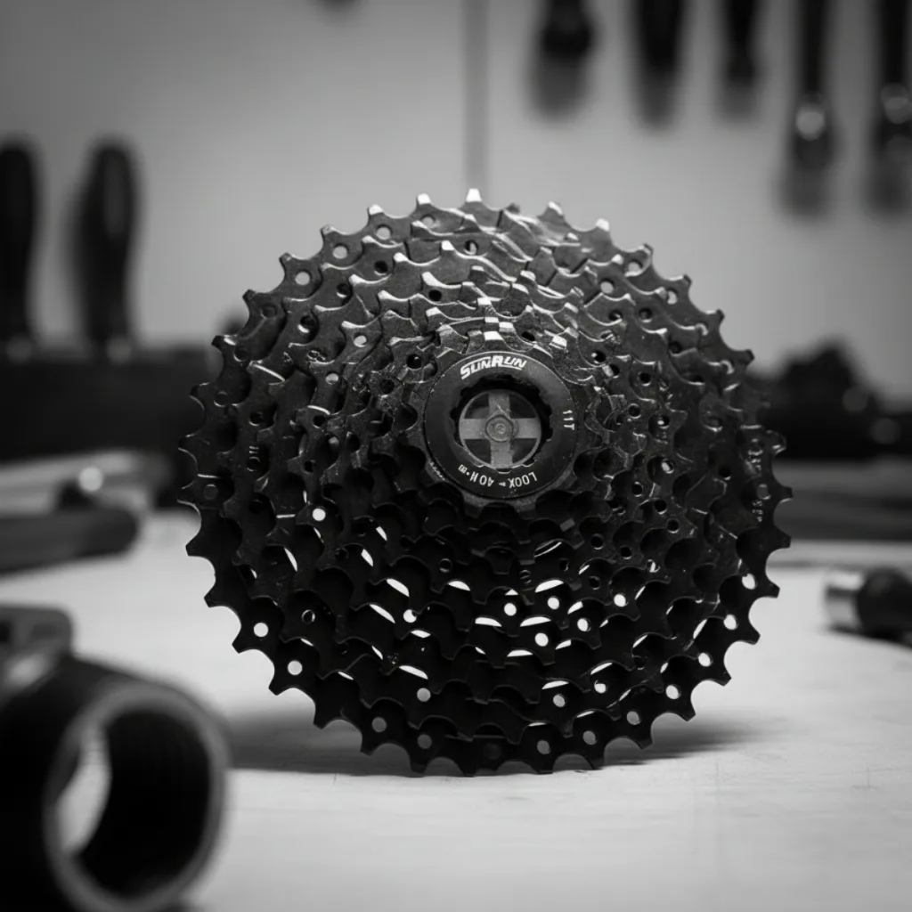 CASSETE K7 9V 11-36 DENTES SUNRUN PRETO INDEX MEGA RANGE COMPATÍVEL SHIMANO MTB em Oferta na Shopee