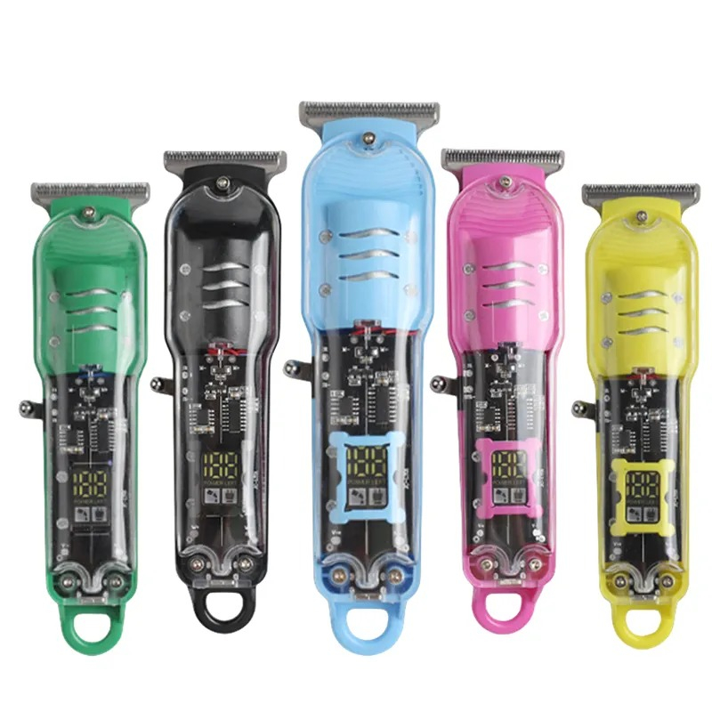 Máquina Para Cortar Cabelo, Barba, Depilação Corporal Sem Fio Com Display Lcd USB