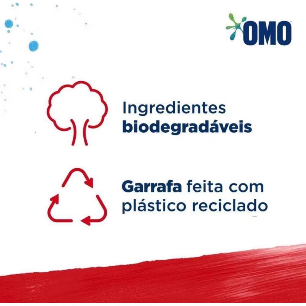 Kit 2 e 3 Unidades De Sabão Líquido Lavagem Perfeita Omo 3L