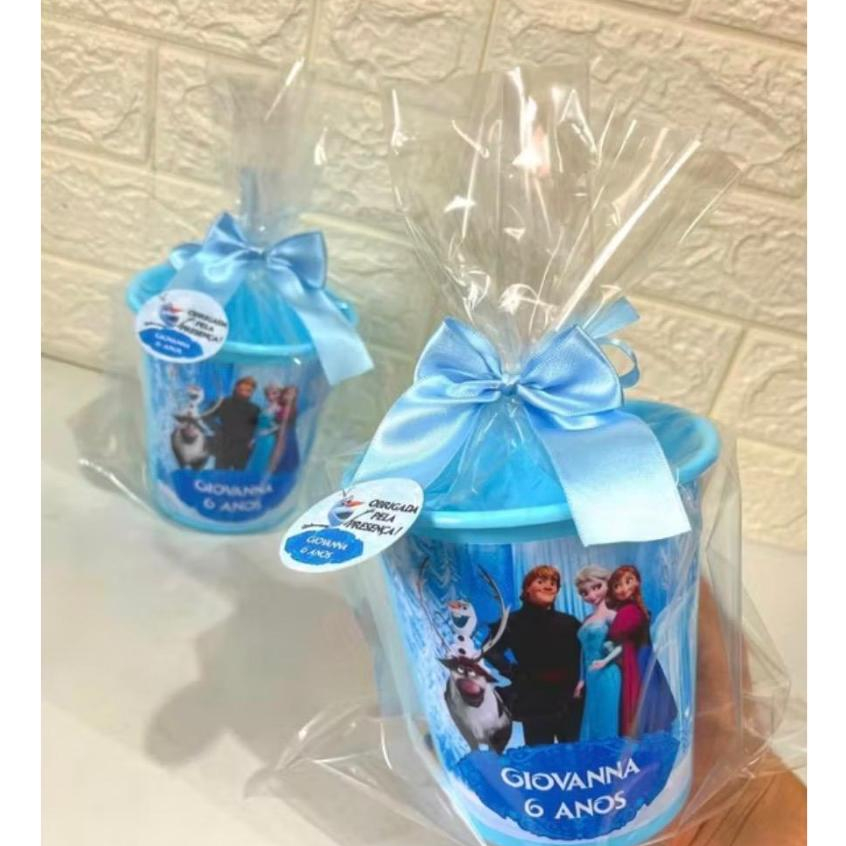 100 / 50 saquinho para balde pipoca 1,5L / 1L saco plástico poli brilhante transparente de alta qualidade