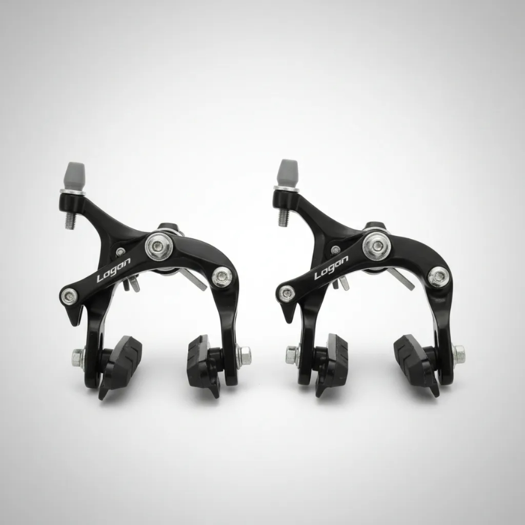 KIT FREIO V-BRAKE ALUMÍNIO COMPLETO C/ CABOS E CONDUÍTES PAR DIANTEIRO E TRASEIRO MTB URBANA em Oferta na Shopee