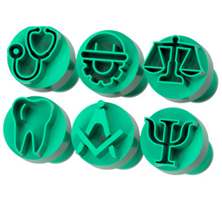 Kit carimbinhos profissões, brigadeiro, doces em Oferta na Shopee