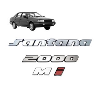 Kit Emblema Volkswagen Santana MI 2000 1991 a 1998 - 4 Peças em Oferta na Shopee