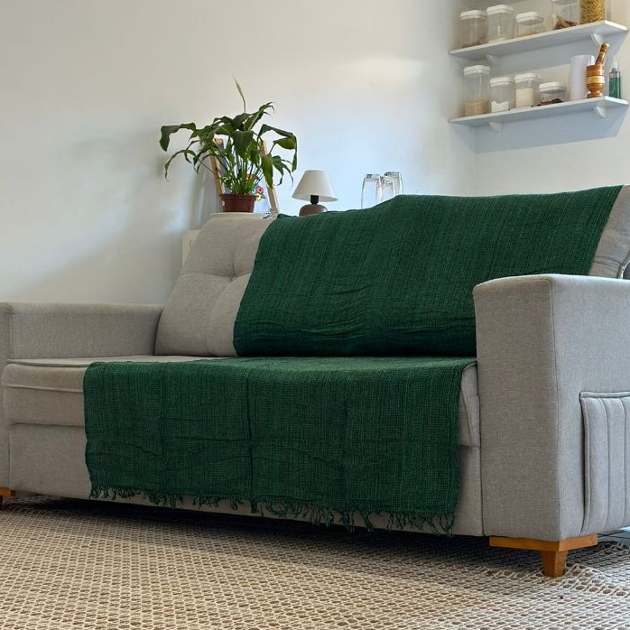 Manta Para Sofá Gigante Retrátil 210x120CM Cama Poltrona Decorativa 100% Algodão em Oferta na Shopee