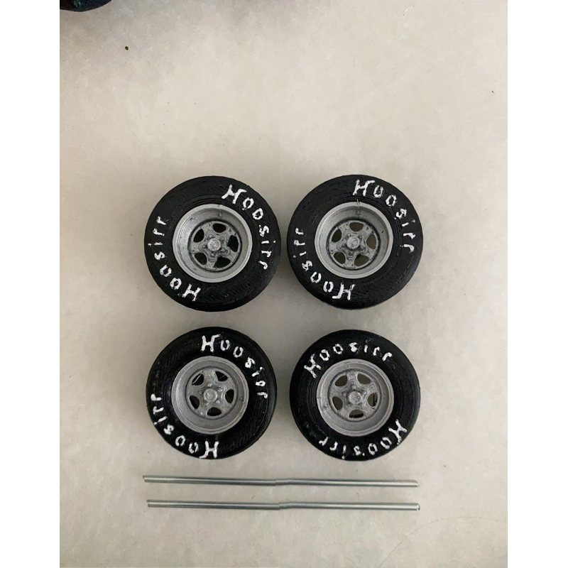 Rodinhas Weld Pro Star com pneus Hoosier para miniaturas Diverplas