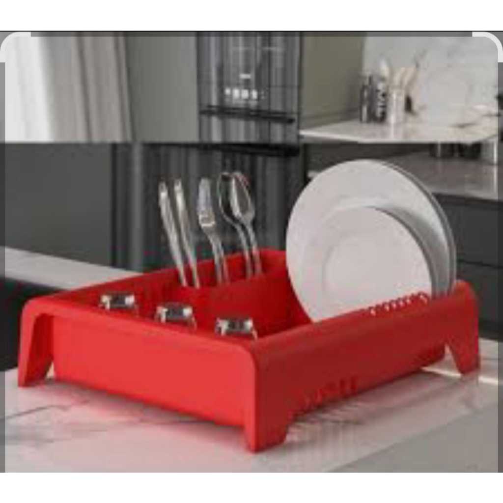 Escorredor de Plástico Smile 12 Pratos - Stolf/Cozinha/Louça/Fácil limpeza/Organização