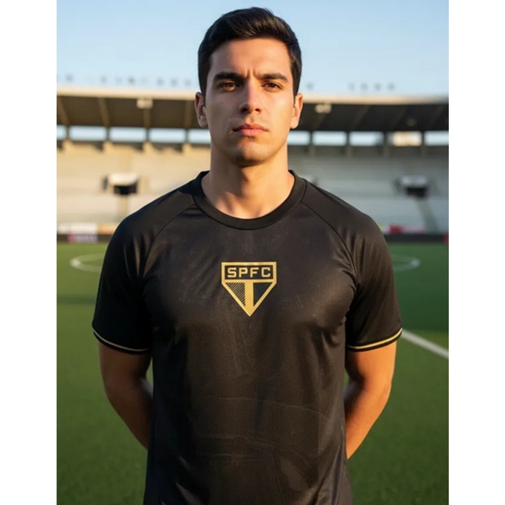 Camisa Futebol São Paulo Frequência Torcedor Oficial Braziline
