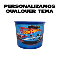 Kit C/ 40 Un Balde De Pipoca Personalizado Tamanho Grande 1,5 Lt C/ Embalagem (Qualquer Tema)
