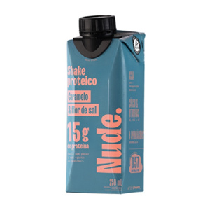 Nude Shake Proteico de Aveia Caramelo & Flor de Sal 250ml em Oferta na Shopee