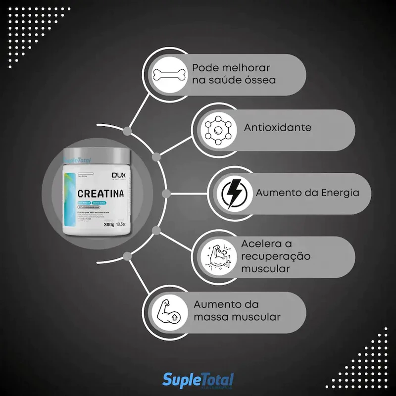 Creatina Dux Monohidratada 300g — foto 4