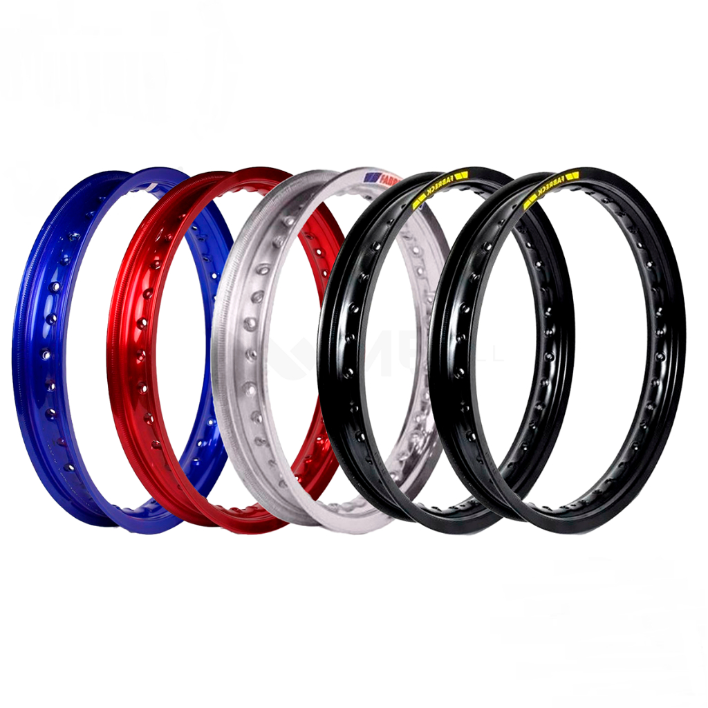 Aro Alumínio Traseiro Bros 125 150 160 Xre 190 Falcon Crosser 150 160 Medida 17X215 Várias Cores Fbk