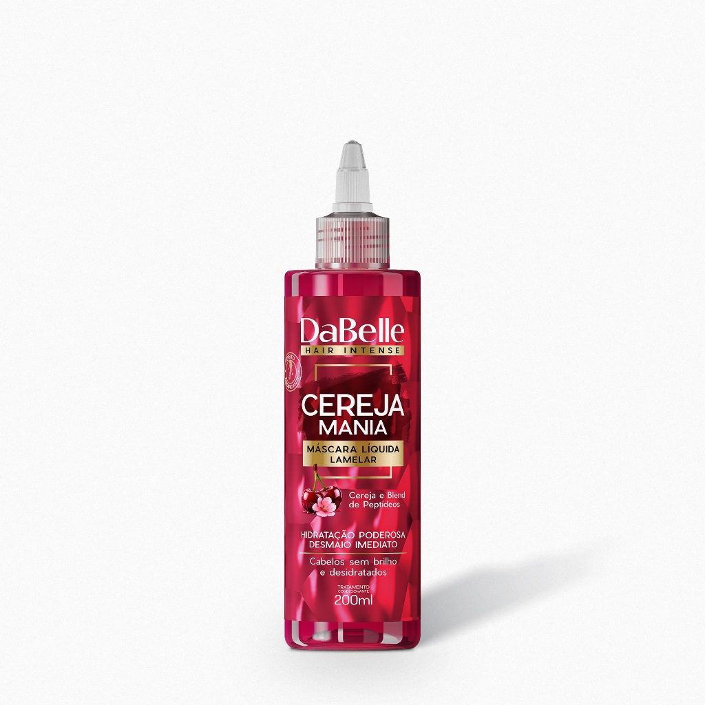 Máscara Líquida Cereja Mania - DaBelle Hair 200ml em Oferta na Shopee