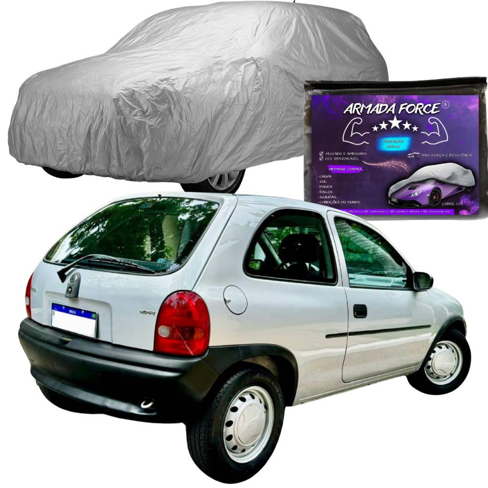 Capa De Cobrir Carro Chevrolet Corsa Wind 100% Impermeável Sem Forro Com Forro e Forro Total Anti-UV