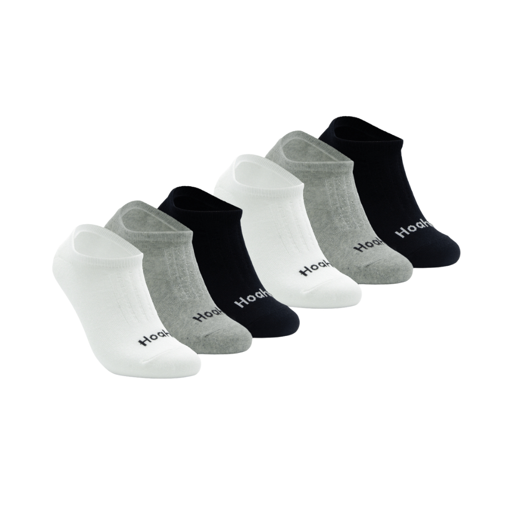 Kit 6 Pares Meia Invisivel Unisex Soquete Esportiva Hoahi em Oferta na Shopee