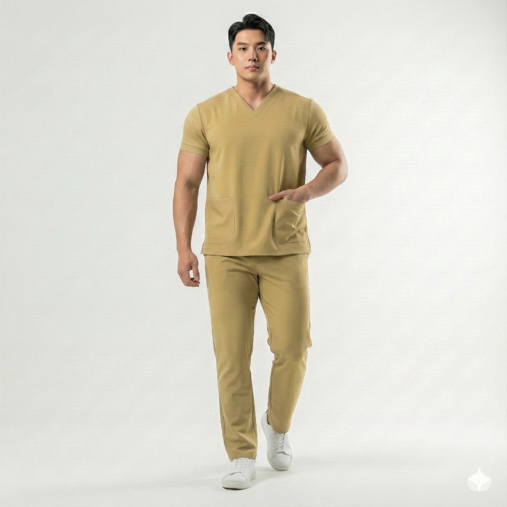 Kit 4 Pijama Scrub Masculino Plus Size Uniforme Hospital-ph