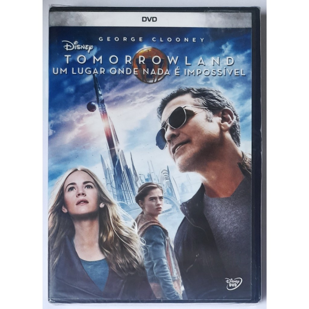 Dvd Filme Tomorrowland - Disney - George Clooney - 2015 - Lacrado