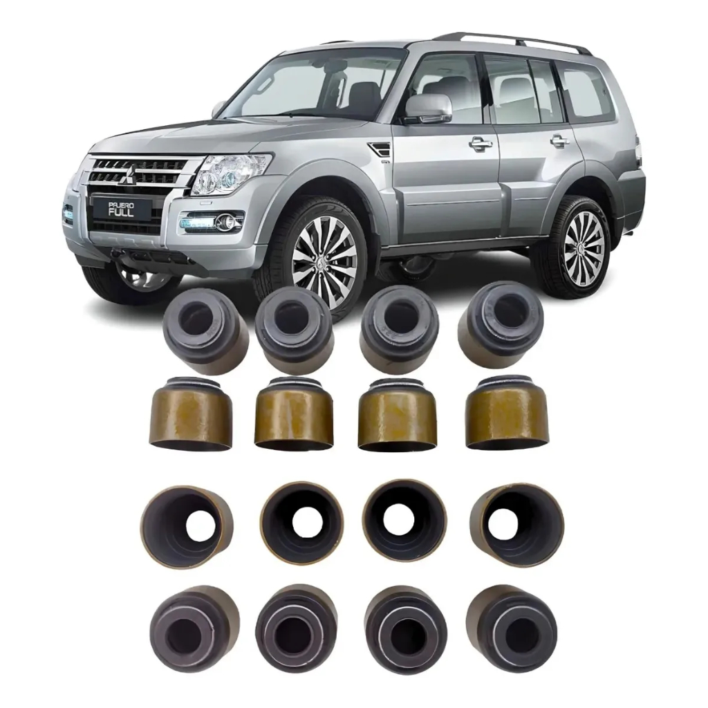 Kit 16 Retentor Vedador Haste Válvula L200/pajero 3.2 16v 09329bref