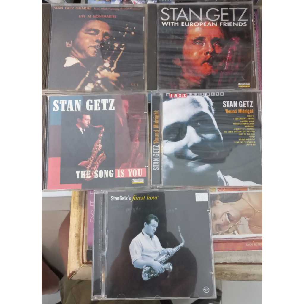 Cds Stan Getz Raros - Live at Montmarttre Finest hour the song is you round midnight with european friends
