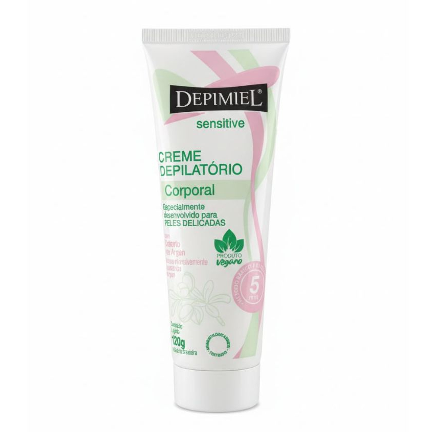 Creme Depilatório Corporal Sensitive 120g - Depimiel em Oferta na Shopee