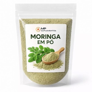Moringa em Pó 100% Natural 1kg Pura Desidratada Premium Sem Conservantes em Oferta na Shopee