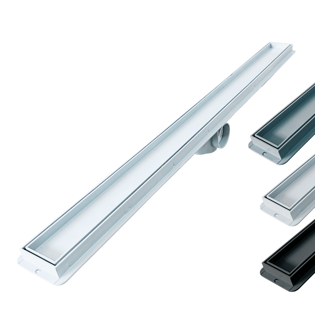 Ralo Linear 5x80 Invisivel Banheiro Cola Piso / Porcelanato