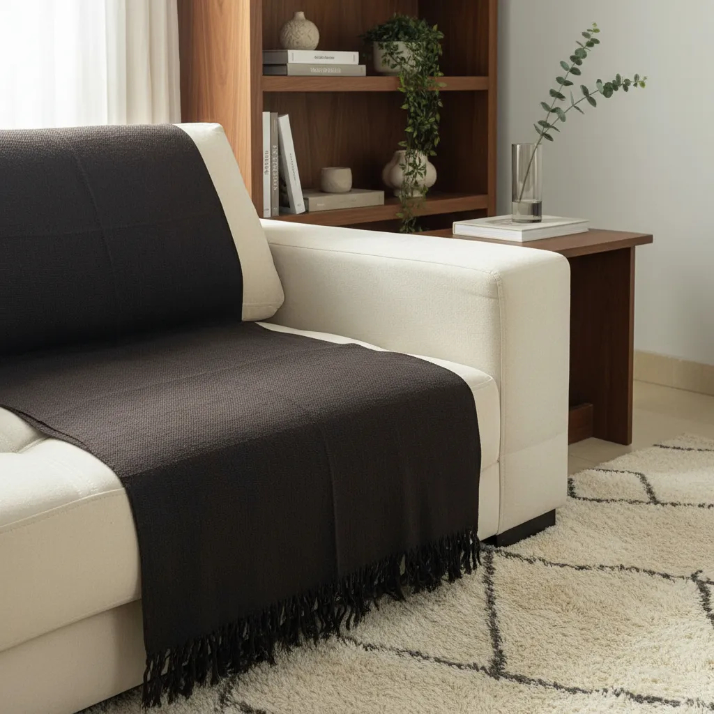 Manta Para Sofá Luxo Decoração Gigante 210X120 Tipo Capa De Sofá Protetora Decoração | Dogma