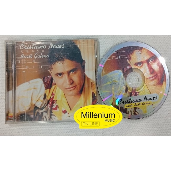 CD Cristiano Neves Canta Bartô Galeno 2003 Original Gravadora Colecionador Ótimo Estado