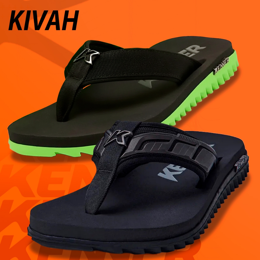 Chinelo Kenner Kivah Estilo L7 Masculino Preto Dourado Antiderrapante Summer Tratorado Sandália Original Com Nota Fiscal em Oferta na Shopee