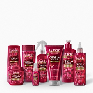 DaBelle Hair Kit Cereja Mania Hidratação, Brilho e Proteção – 8 Produtos em Oferta na Shopee