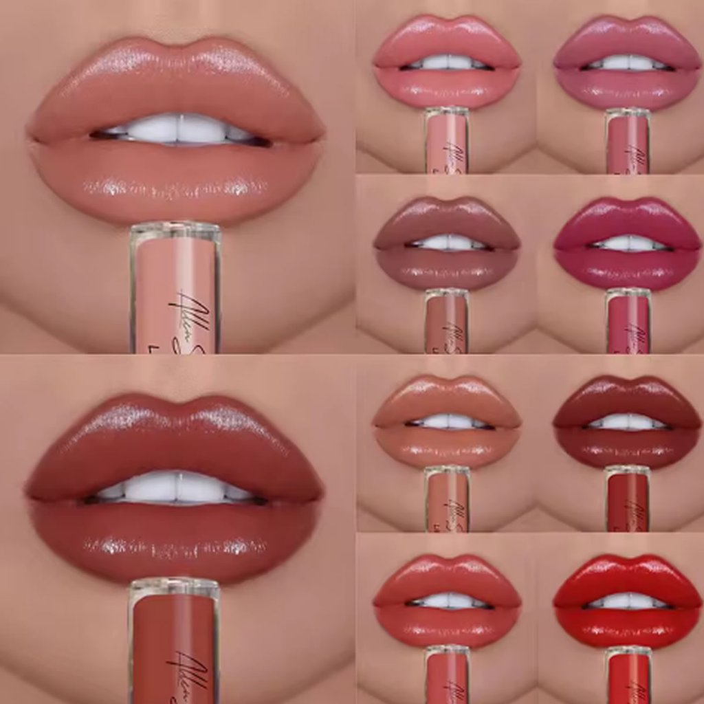Batom Líquido Brilho Lip Gloss Longa Duração Allen Shaw