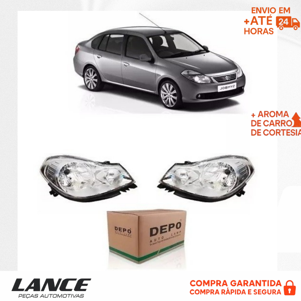 PAR Farol Dianteiro Symbol 2009 2010 2011 2012 2013 em Oferta na Shopee