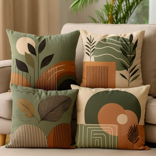 Kit 4 Capas de Almofadas Decorativas 45x45 - Moderna 014 em Oferta na Shopee