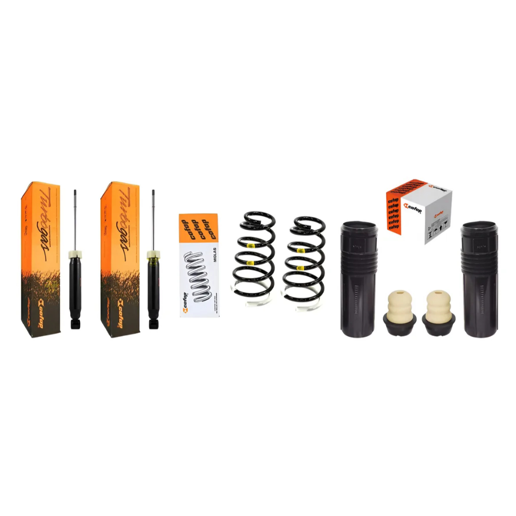 Par Mola+ Amortecedor Traseiro Batente Coifa Palio 2001/2010 em Oferta na Shopee