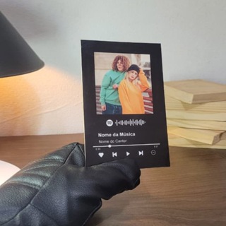 Mini Quadrinho Spotify Personalizável Quadro 10x15cm em Oferta na Shopee