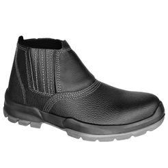Bota de Segurança com Biqueira de PVC USAFE Preta com CA – Bracol
