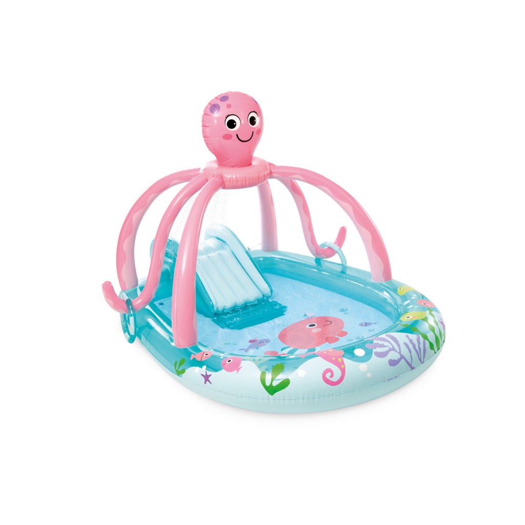 Piscina Playground Polvo Centro de Diversões - INTEX 56138 em Oferta na Shopee