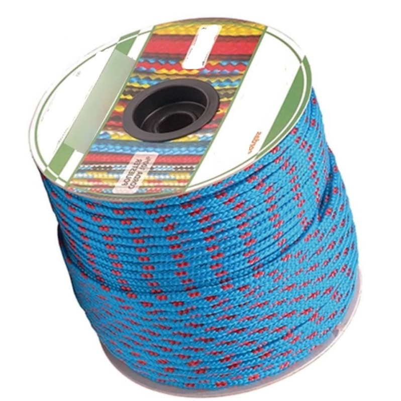 Corda Amarração 10mm X 50 Metros Poliéster Rede Carga Camping