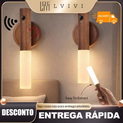 Lâmpada de parede magnética recarregável com sensor LED inteligente ou lâmpada de cabeceira Home MT253 ( 6 )