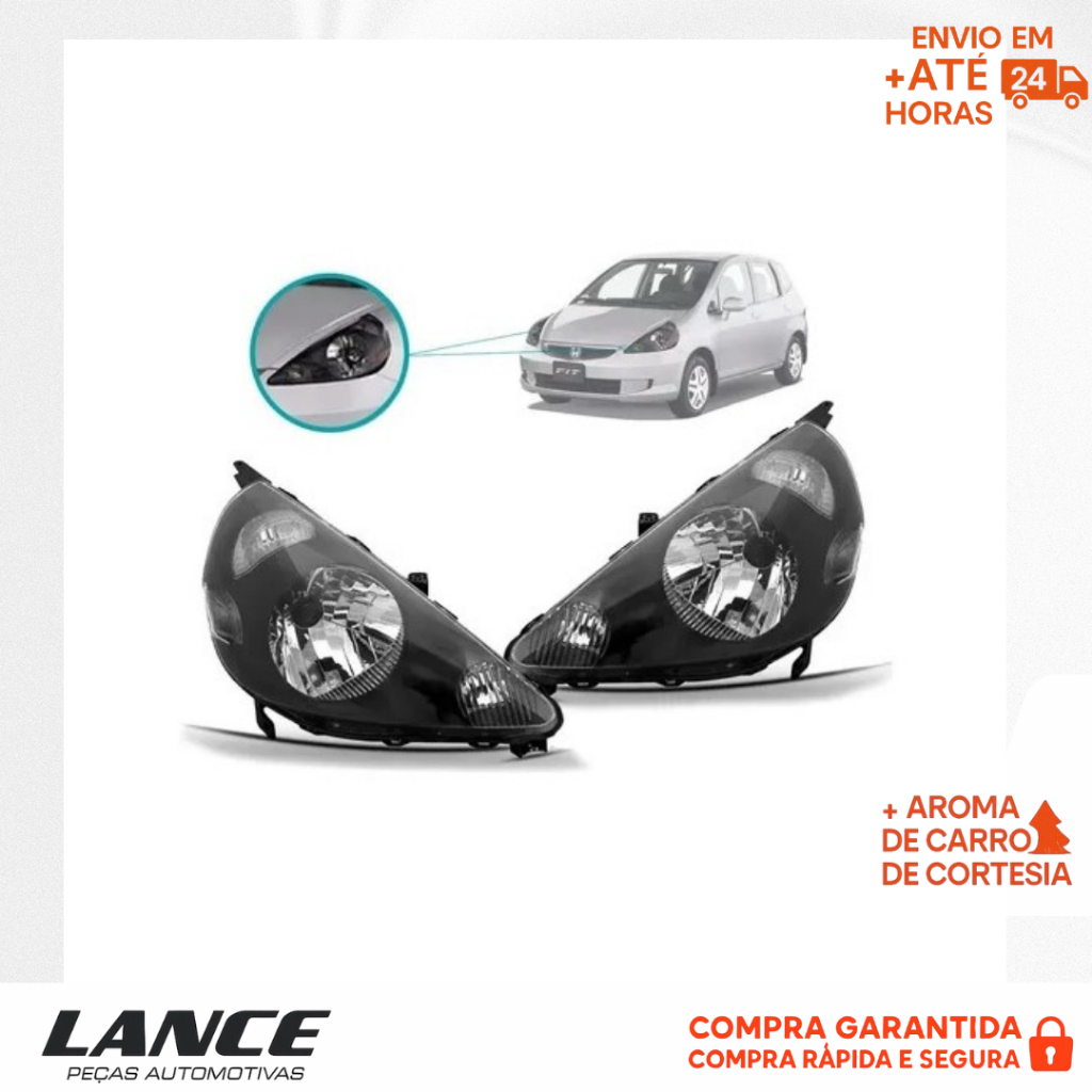 Par Farol Fit 2003 2004 2005 2006 2007 2008 Mascara Negra em Oferta na Shopee