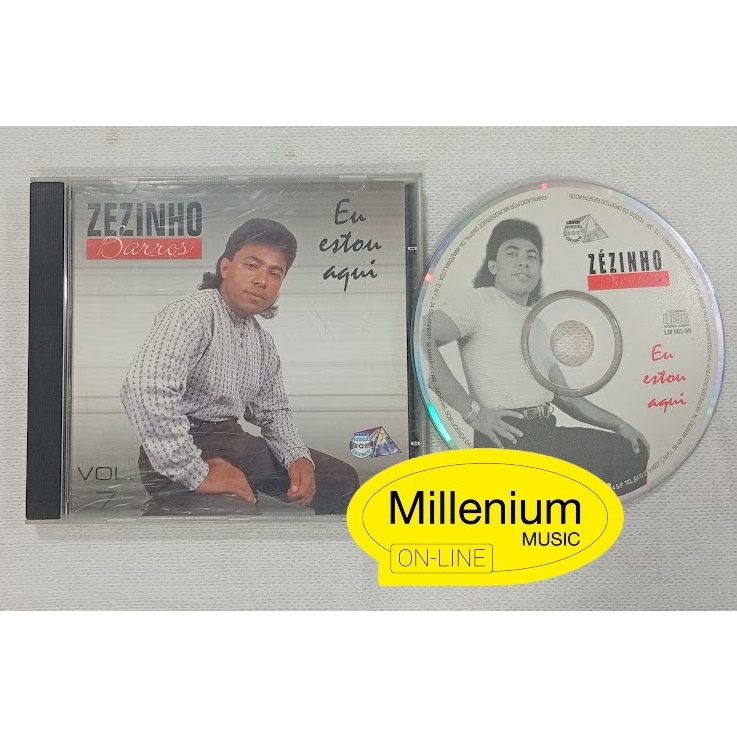 CD Zezinho Barros Eu Estou Aqui 2014 Original Gravadora Colecionador Ótimo Estado