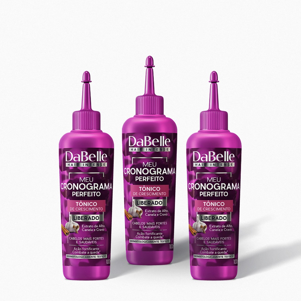 Combo 3 Tônicos Meu Cronograma Perfeito - Dabelle Hair em Oferta na Shopee