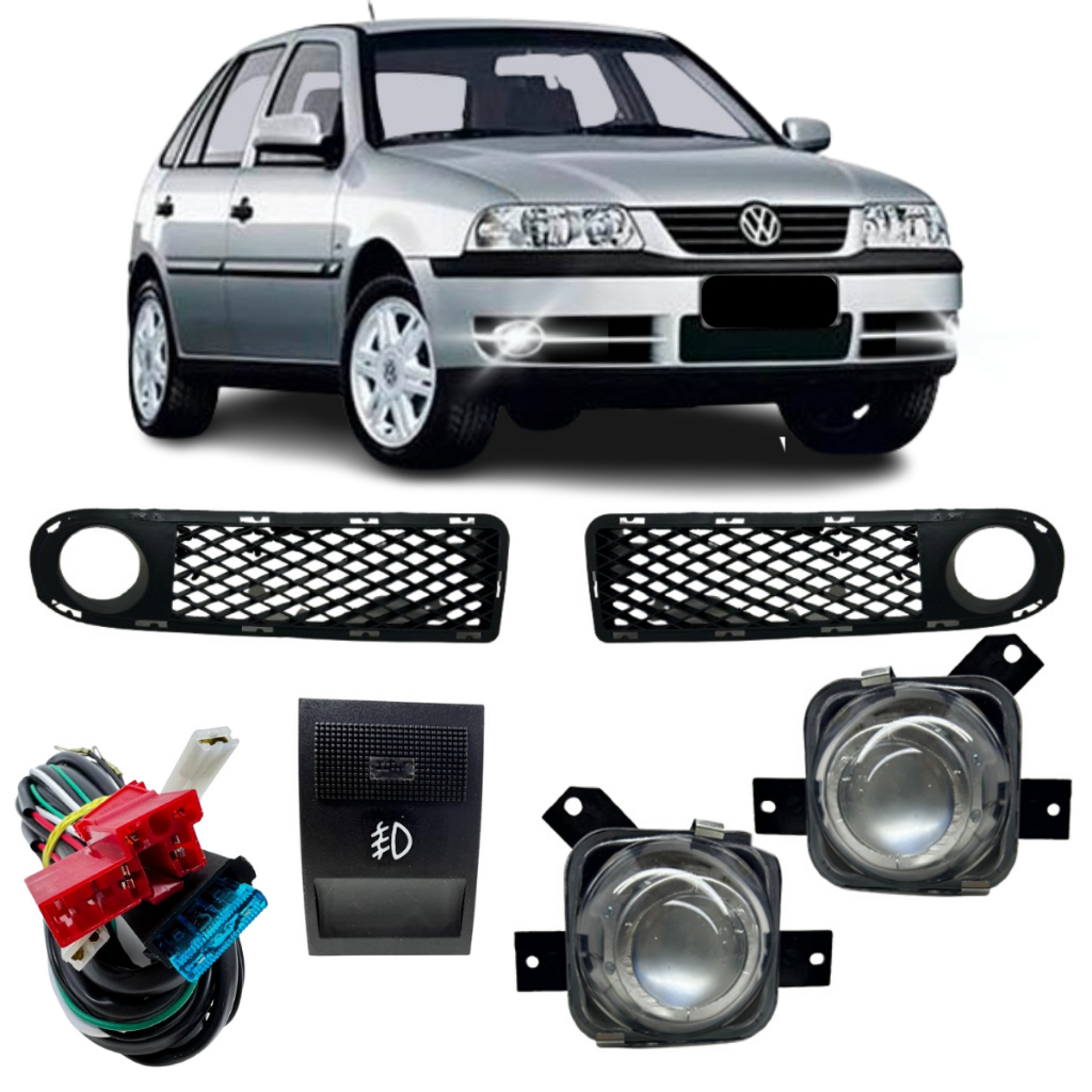 Kit Farol Milha Gol G3 1999 2000 2001 2002 2003 em Oferta na Shopee