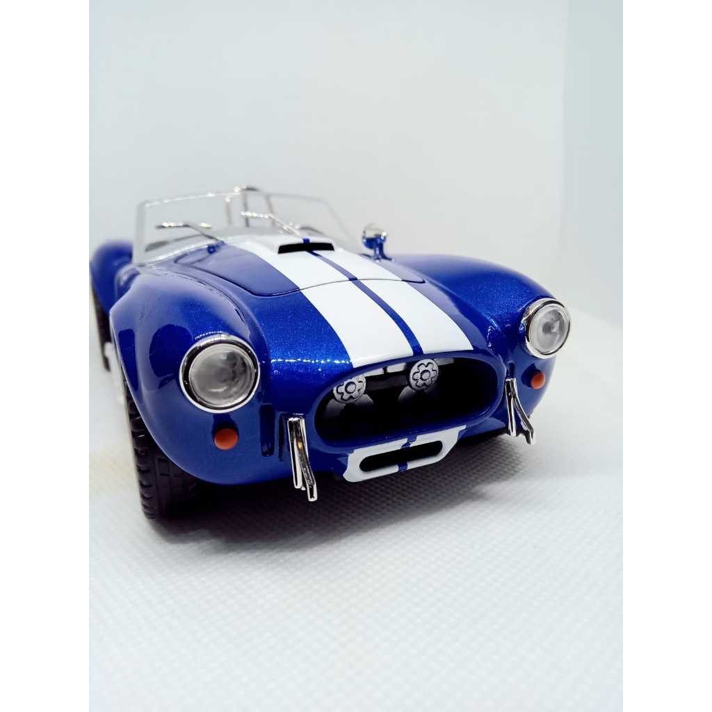 Miniatura Carrinho Metal Escala 1/24 Shelby Cobra Abre As Portas