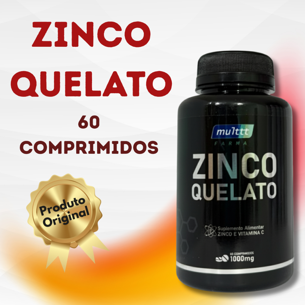 Zinco Quelato 1000mg | 60 Comprimidos em Oferta na Shopee