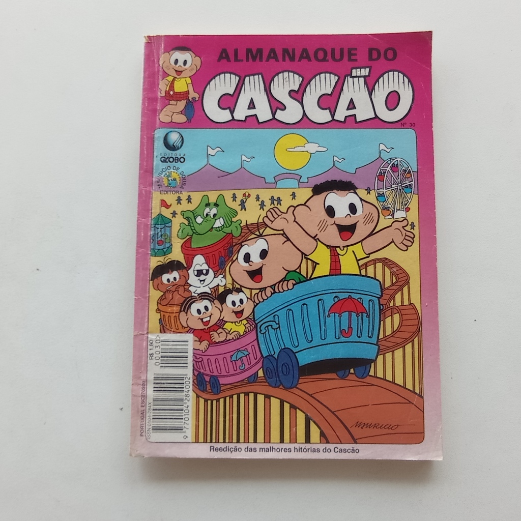 Almanaque do Cascão nº 30 - Turma da Mônica - Ed. Globo - 1995