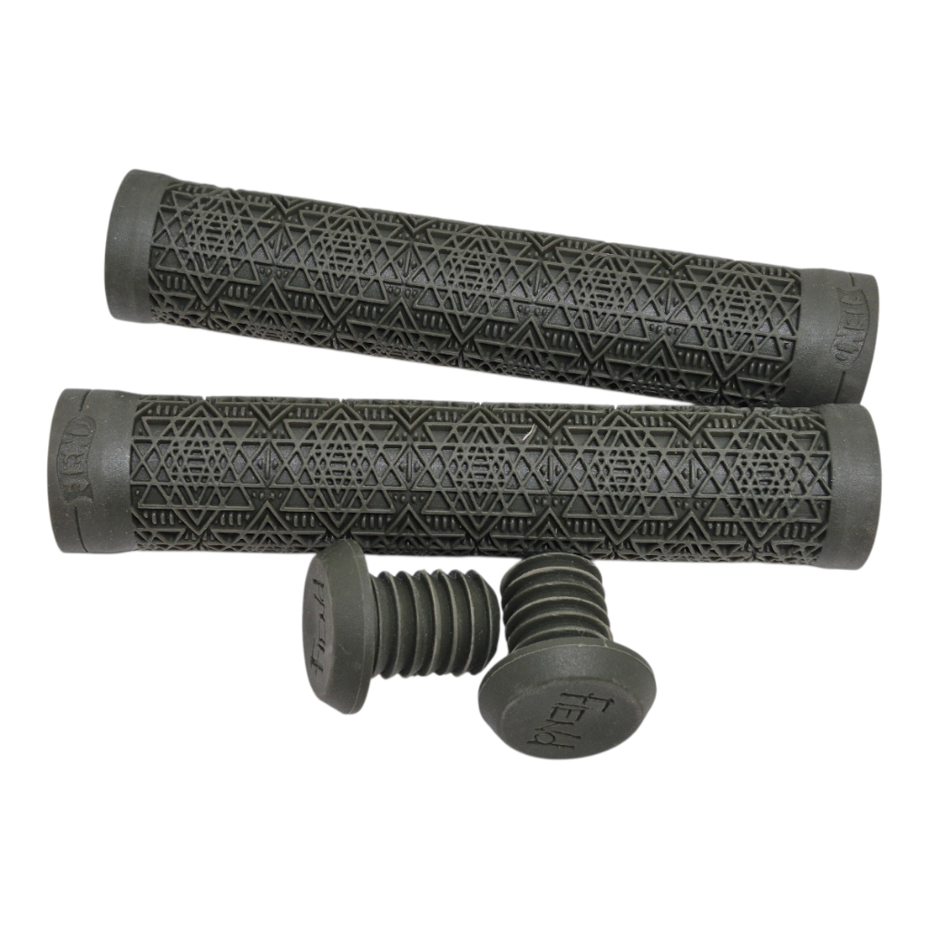 Manopla Fiend Bmx Palmare 155mm S/ Flange Verde Militar